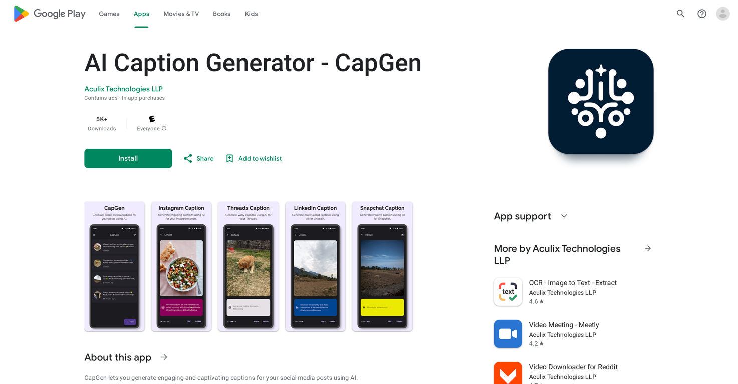 CapGen website