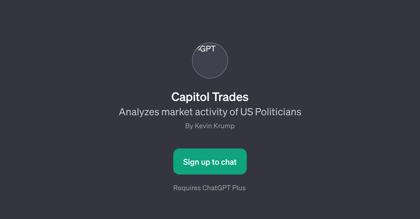 Capitol Trades website