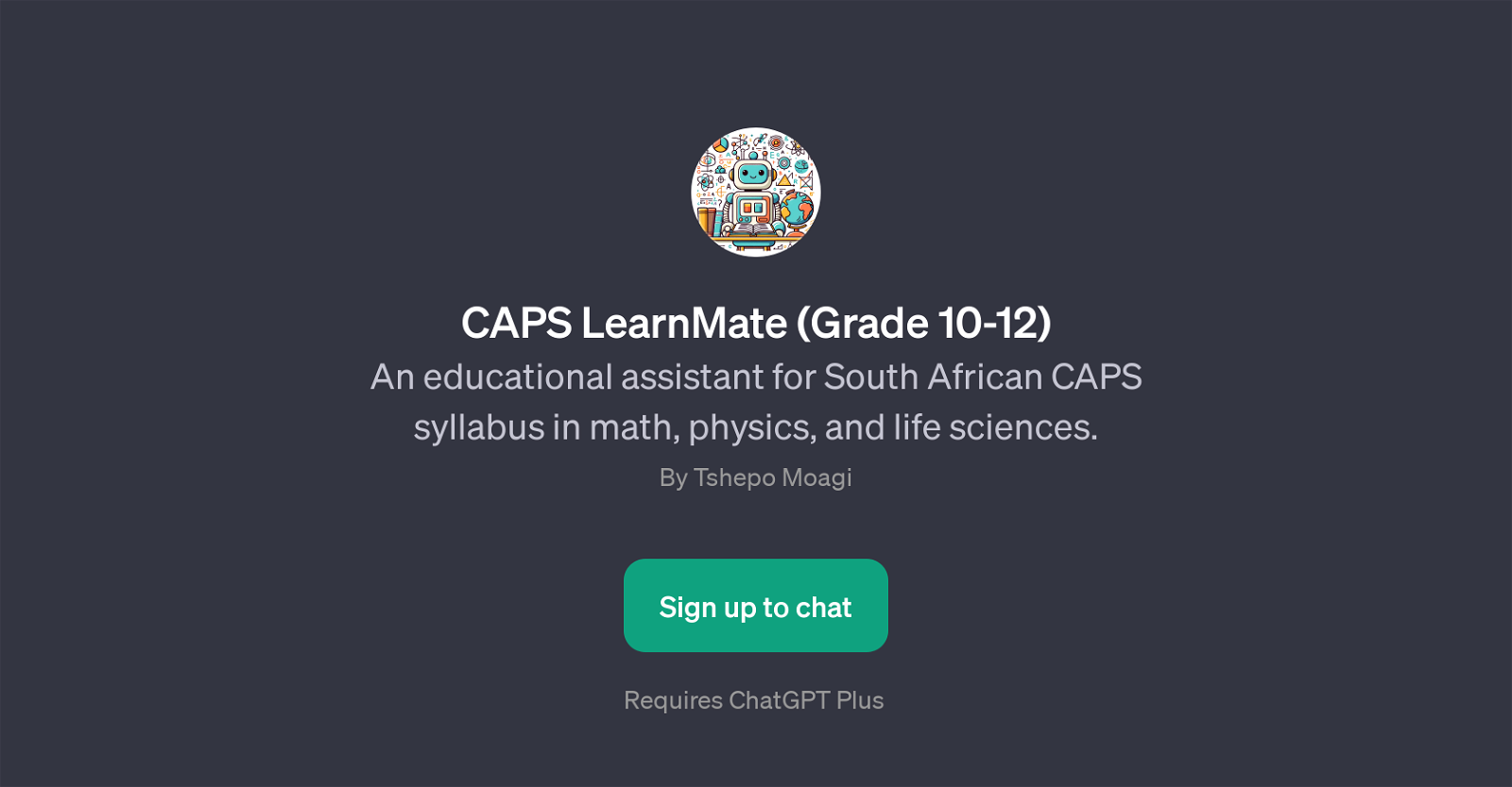 CAPS LearnMate (Grade 10-12) website