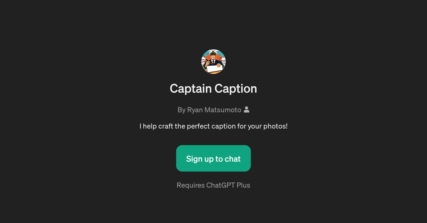 Captain Caption website