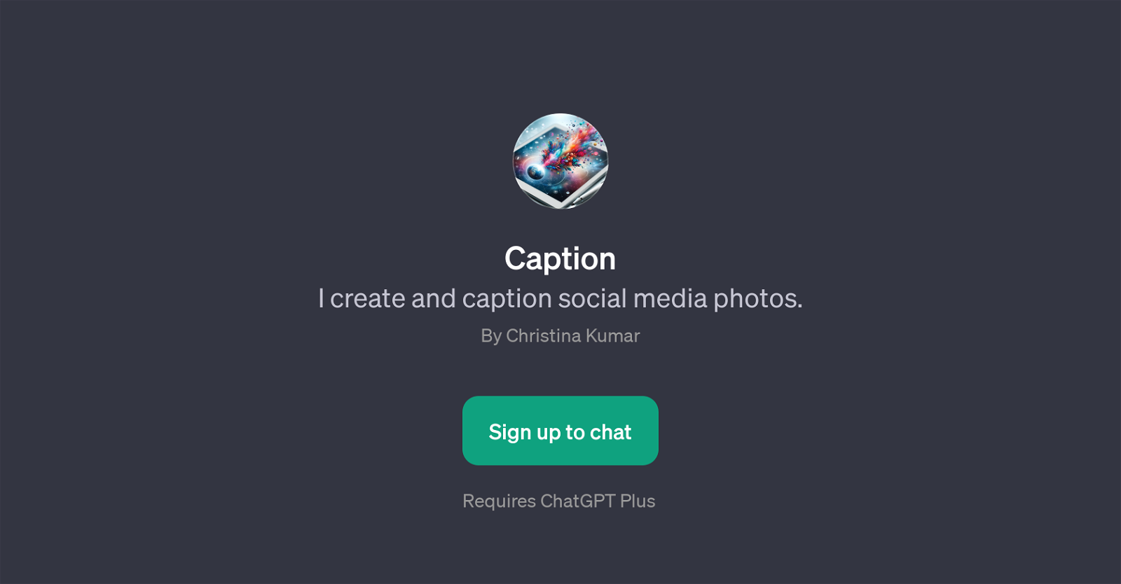 CaptionPage website