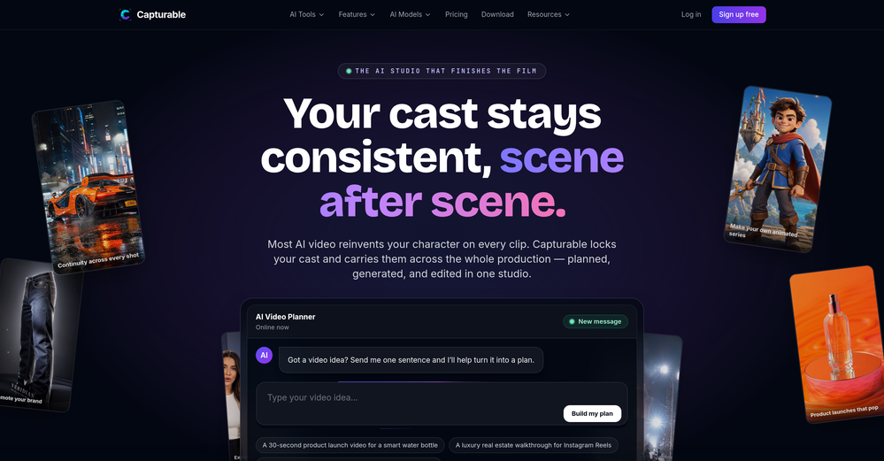 Capturable website
