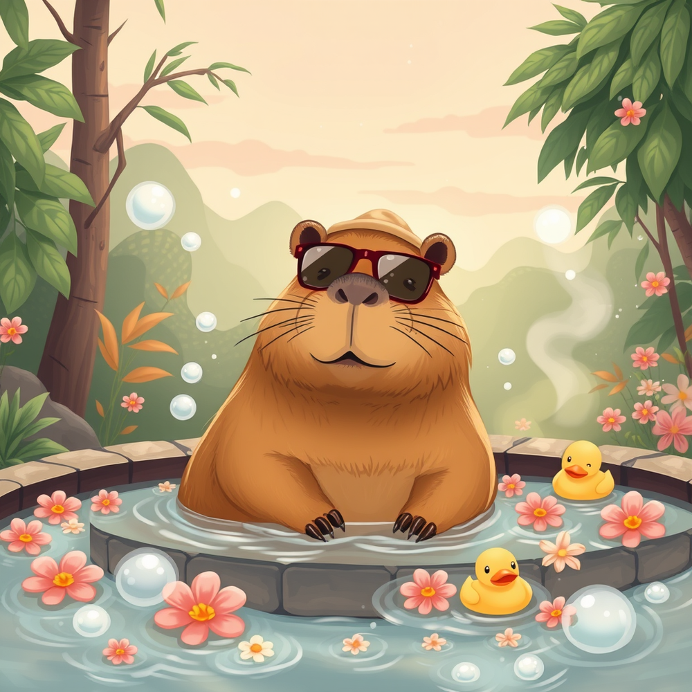 Capybara Vibe Wallpapers website