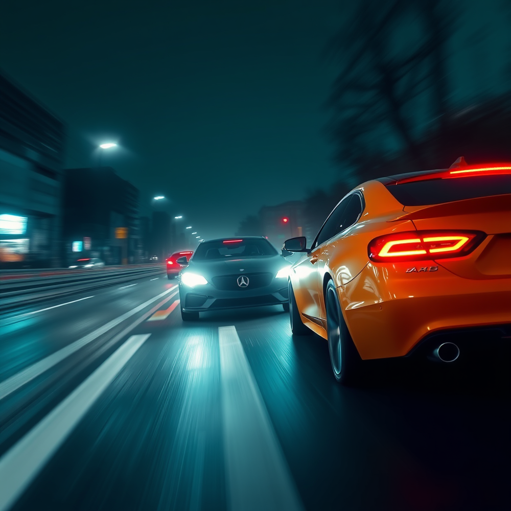 Car chase story idea gen website