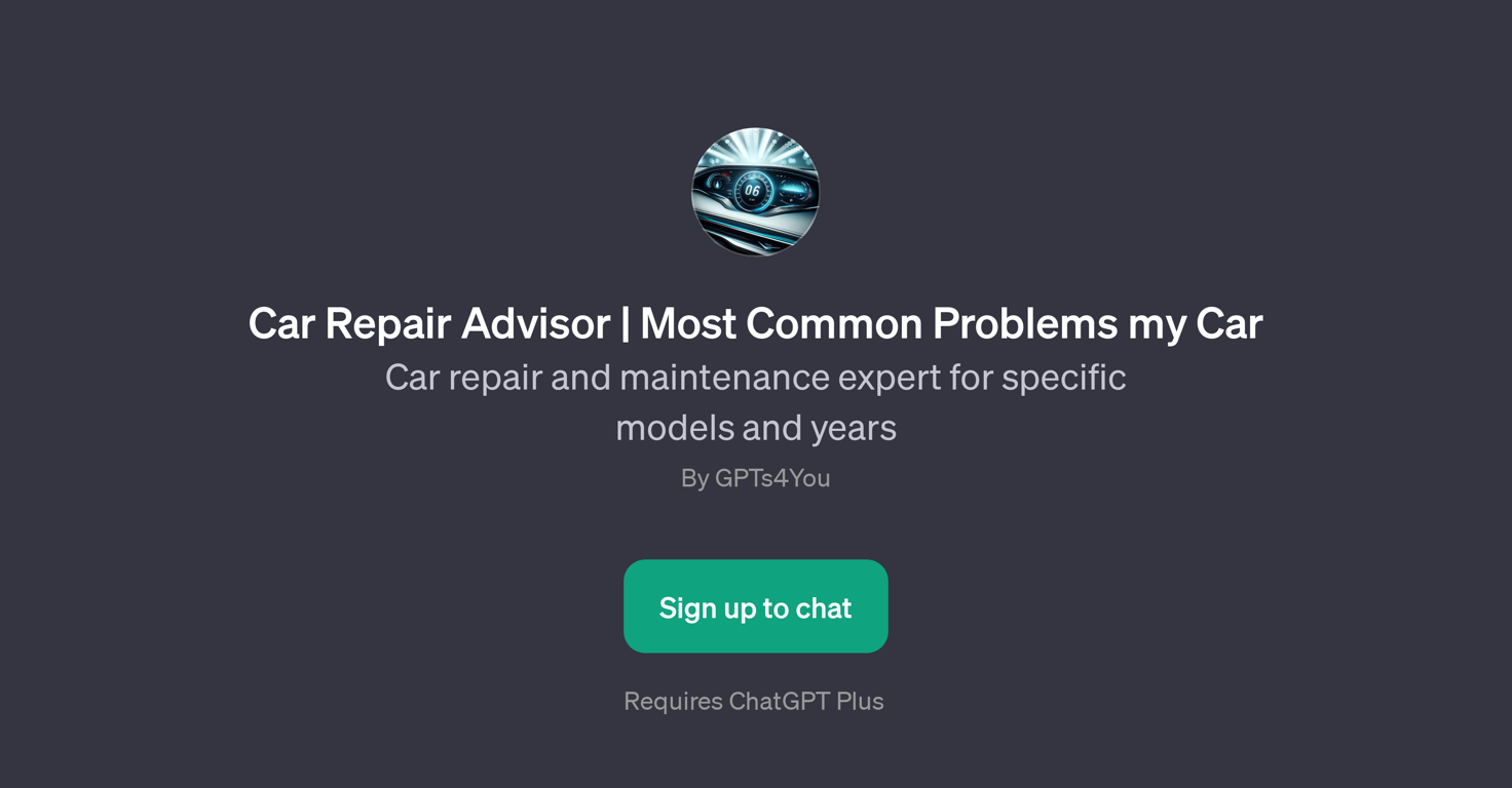 Car Repair Advisor website