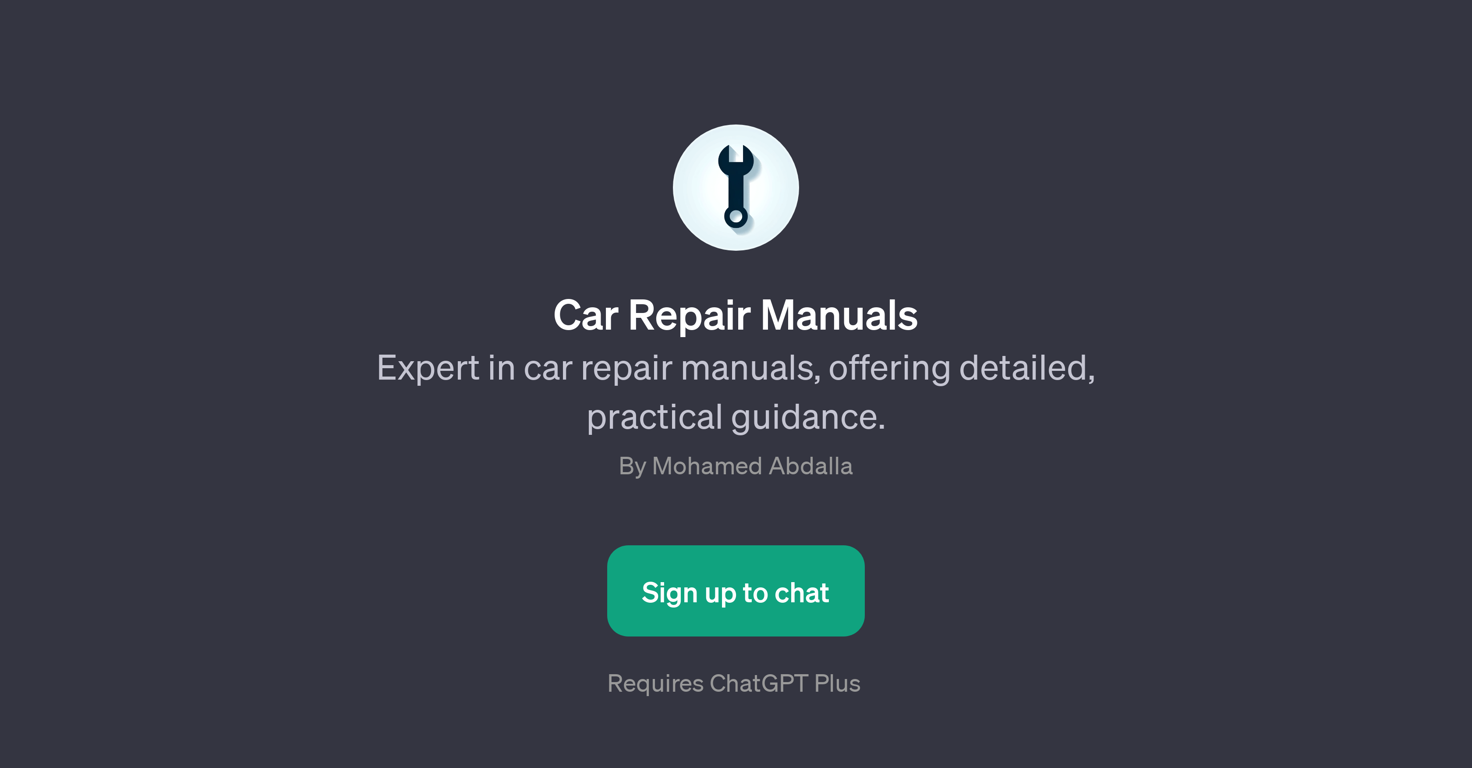 Car Repair Manuals website