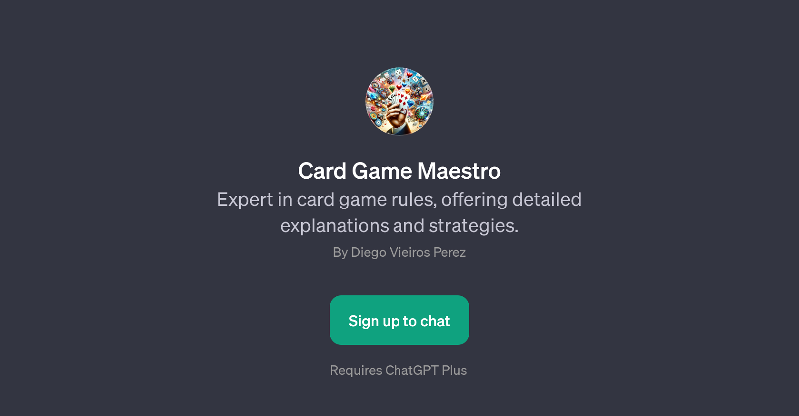 Card Game Maestro website
