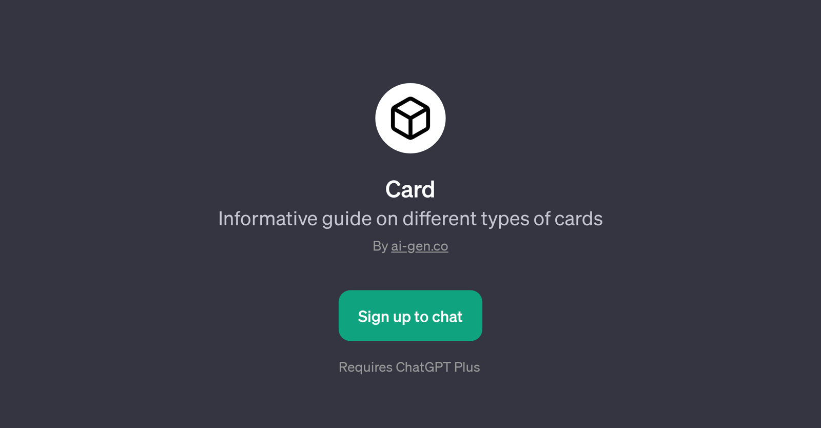 Card website