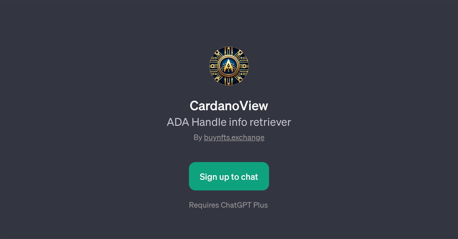CardanoView website