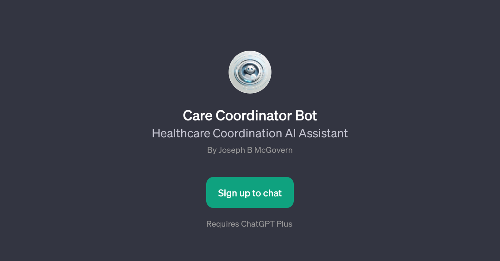 Care Coordinator Bot website
