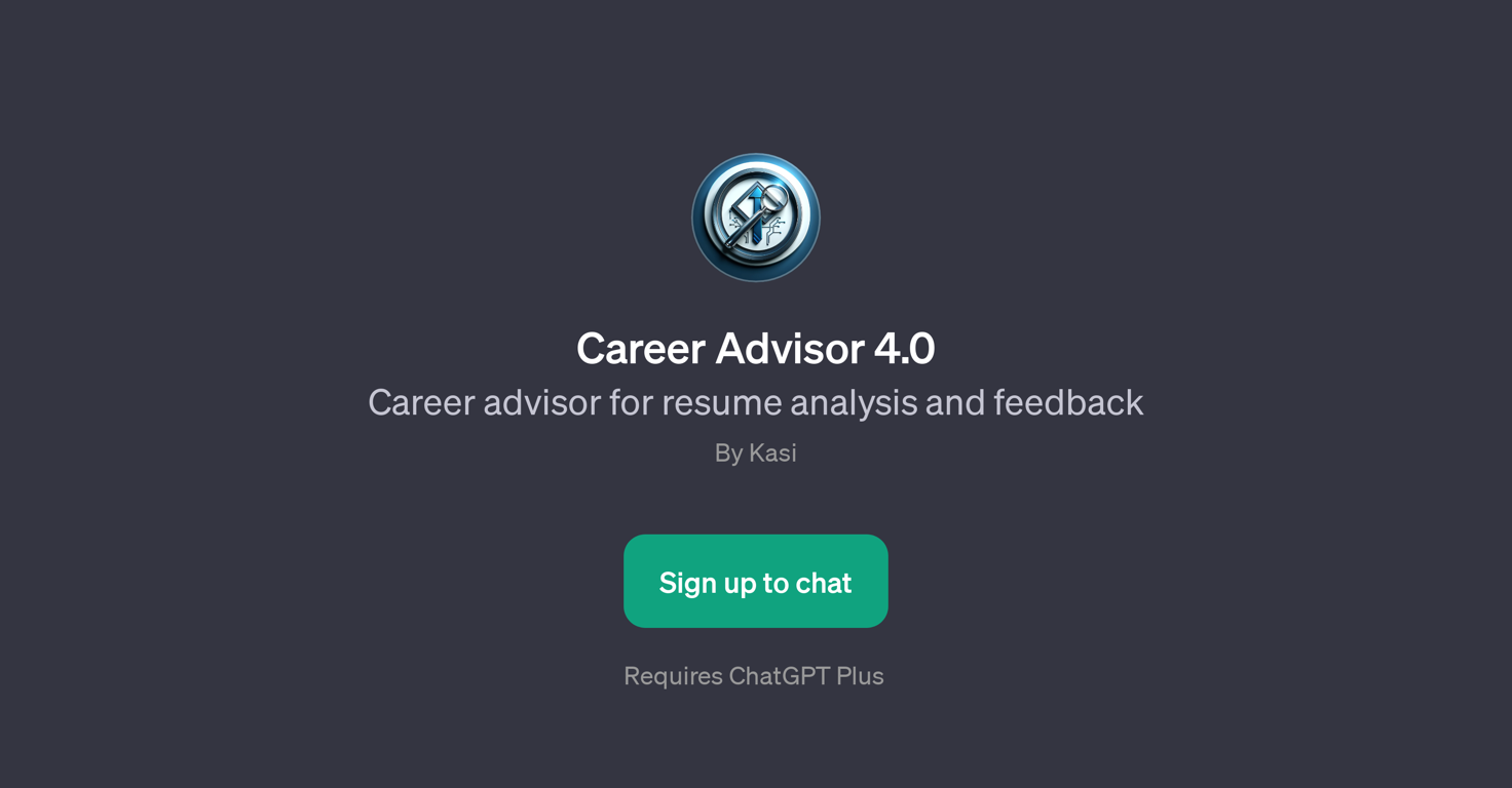 Career Advisor 4.0 website
