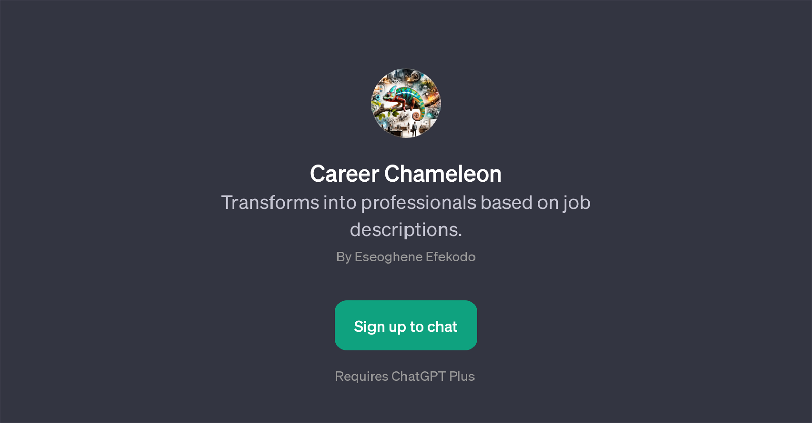 Career Chameleon website