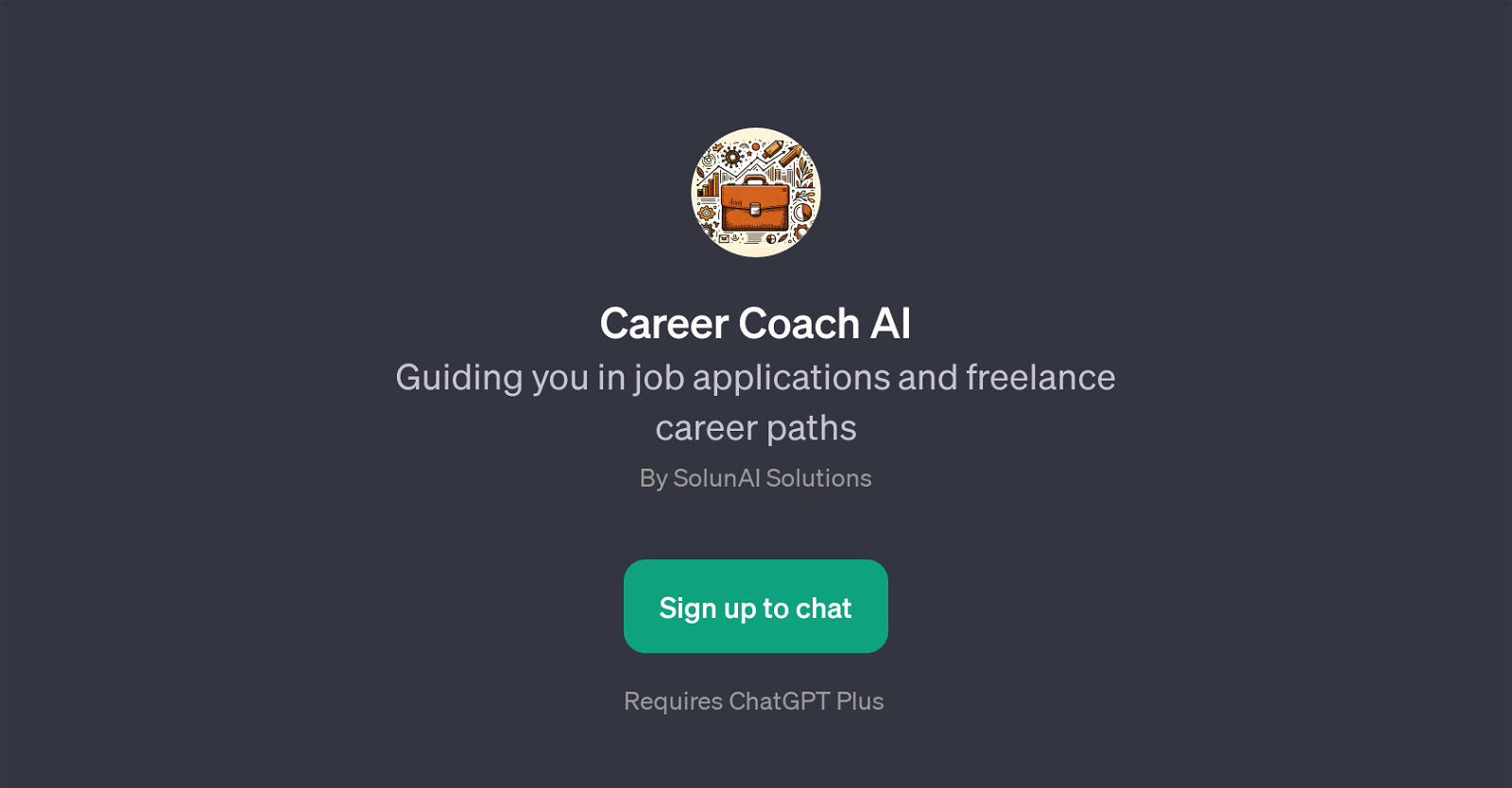 Career Coach AI website