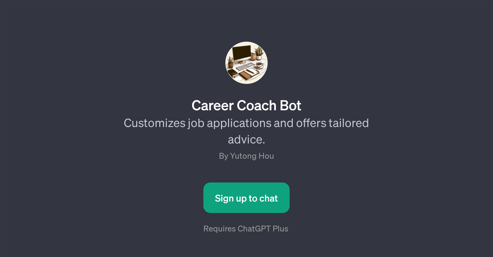 Career Coach Bot website