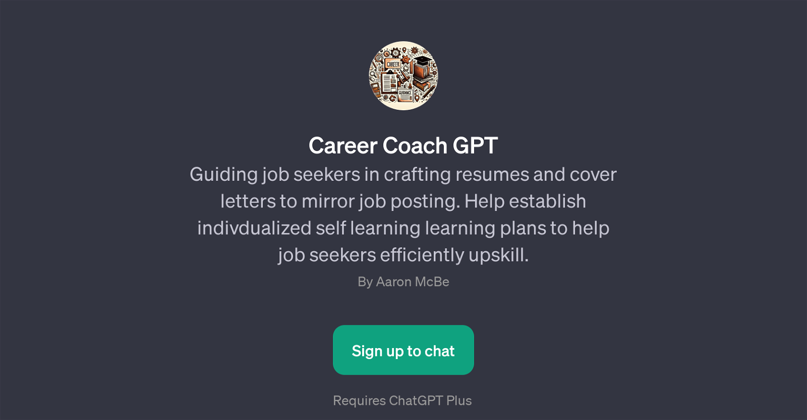 Career Coach GPT website
