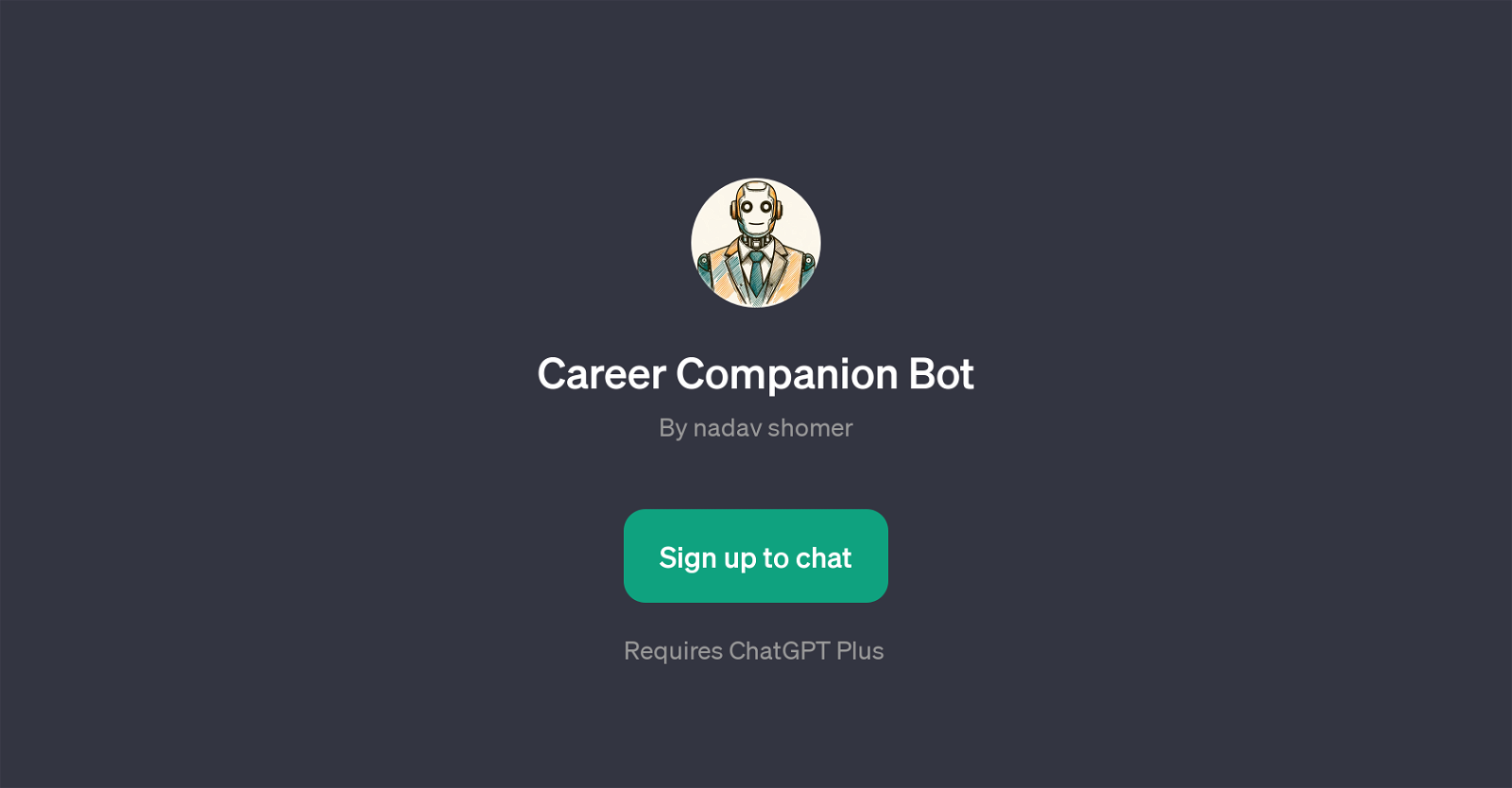 Career Companion Bot website