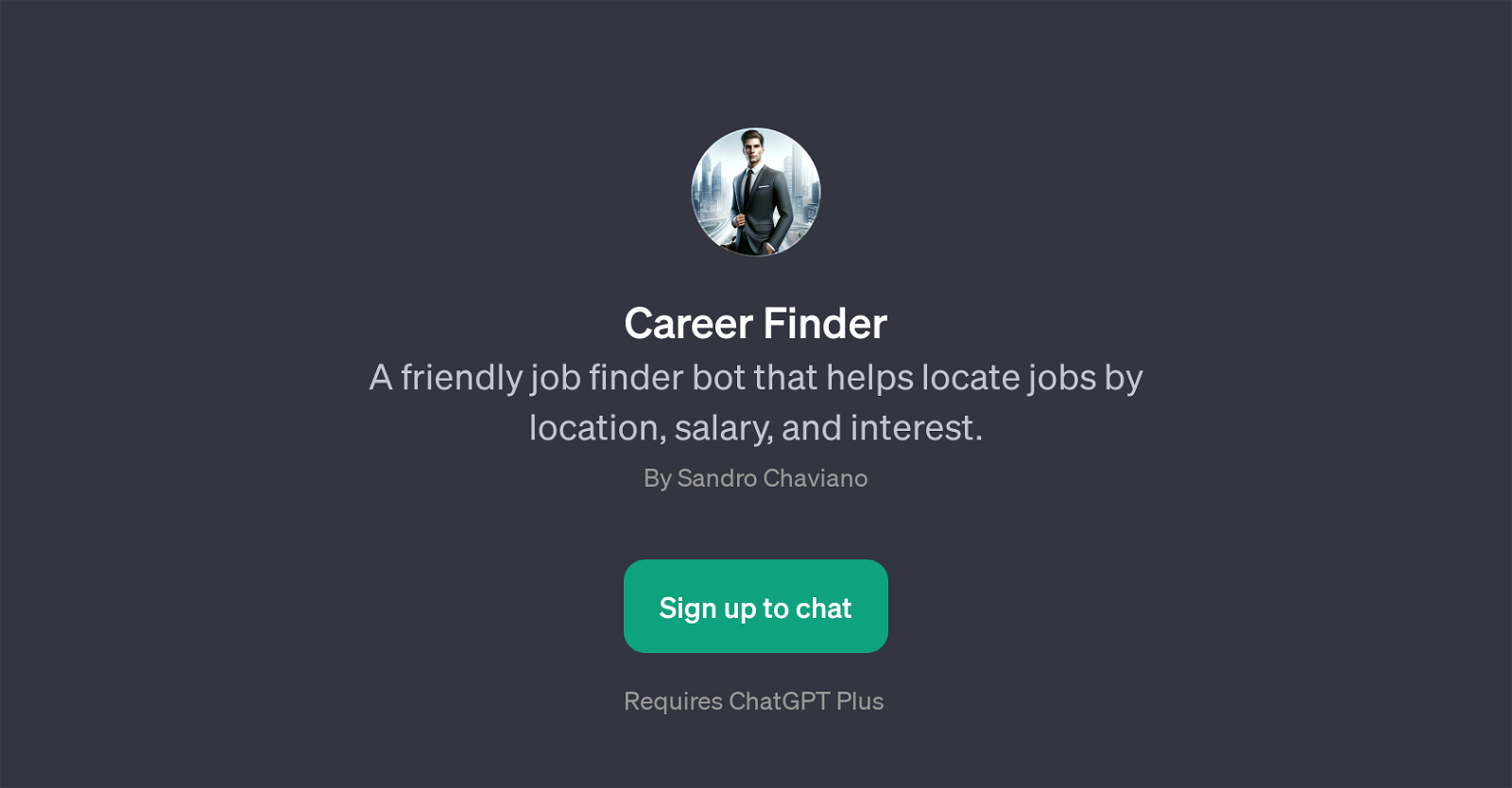Career Finder website