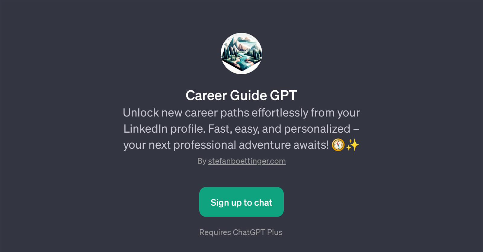 Career Guide GPT website