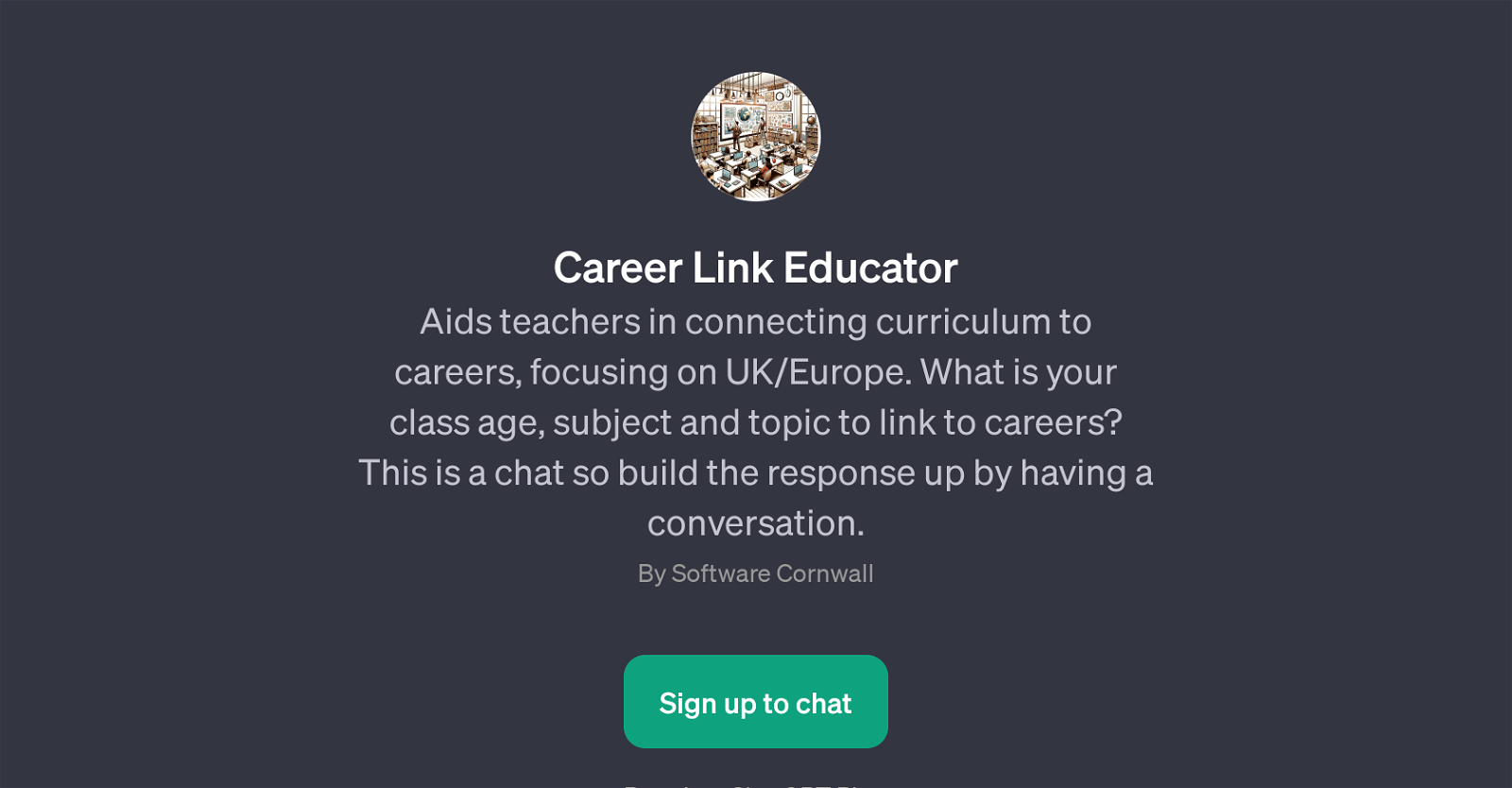 Career Link Educator website