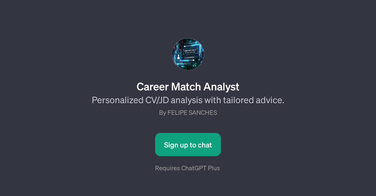 Career Match Analyst website