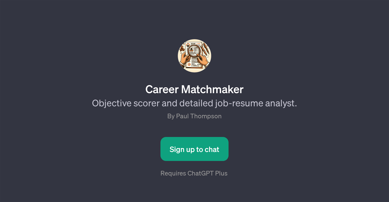 Career Matchmaker website