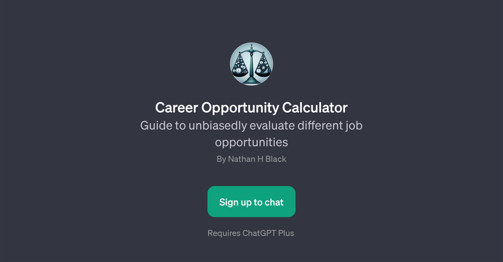 Career Opportunity Calculator website