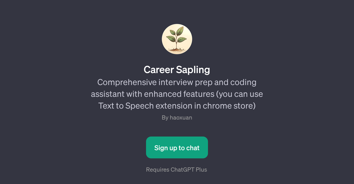 Career Sapling website