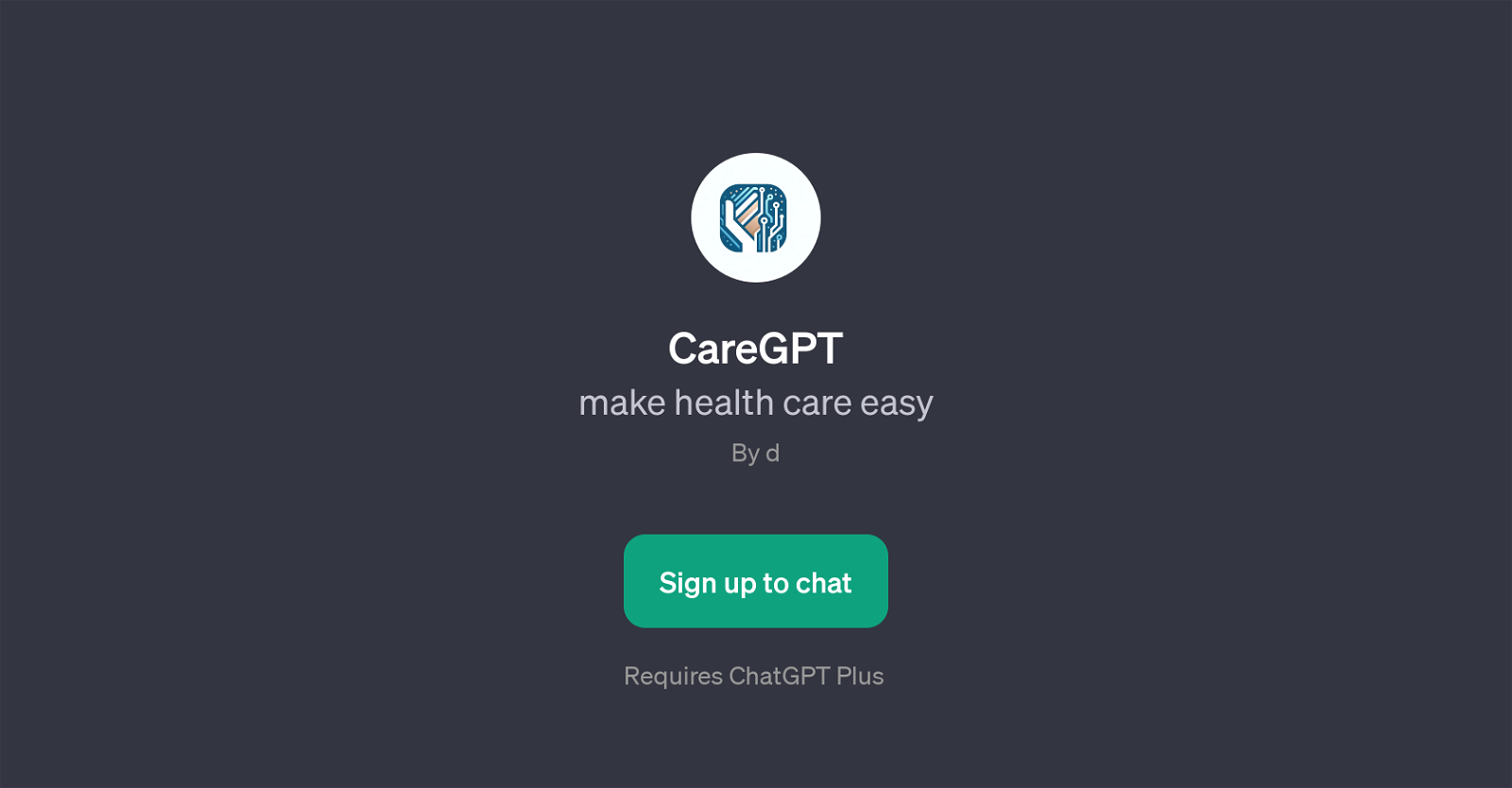 CareGPT website