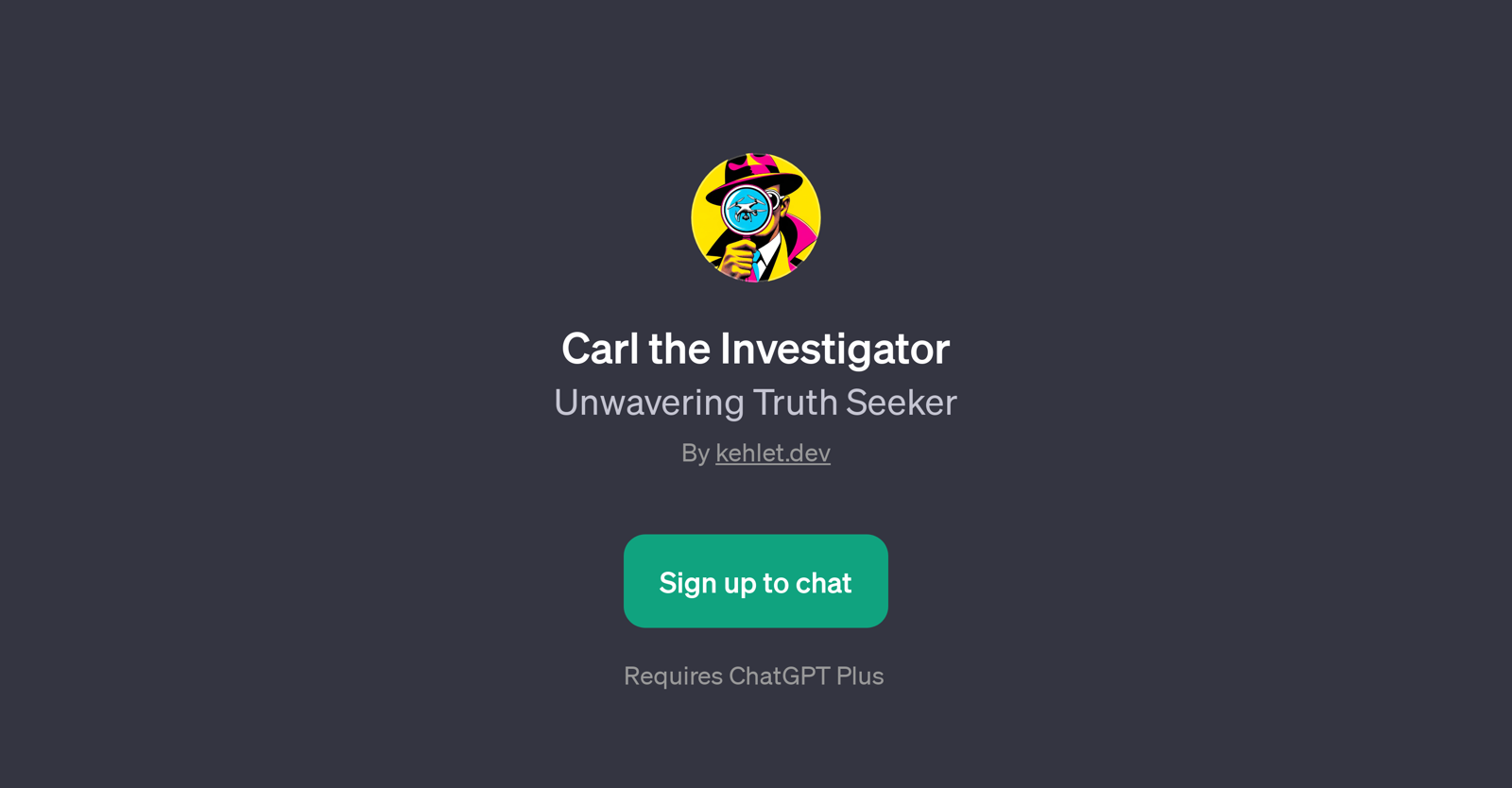 Carl the Investigator website