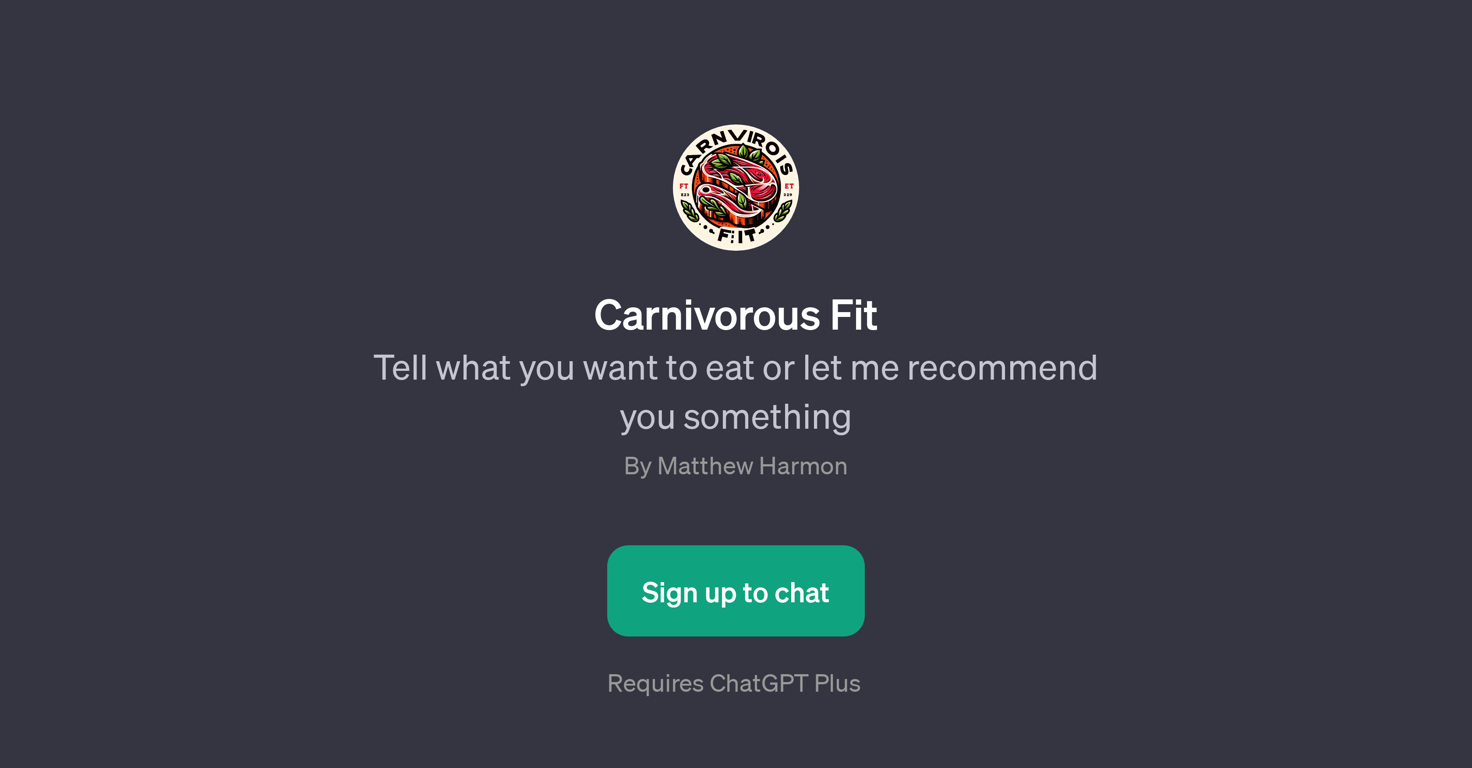 Carnivorous Fit website