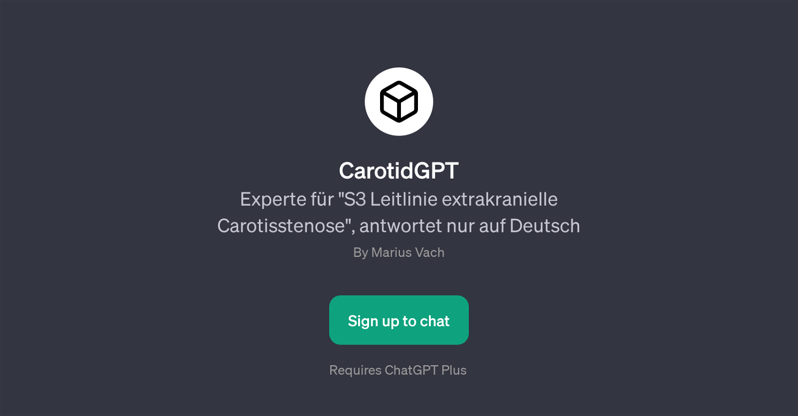 CarotidGPT website