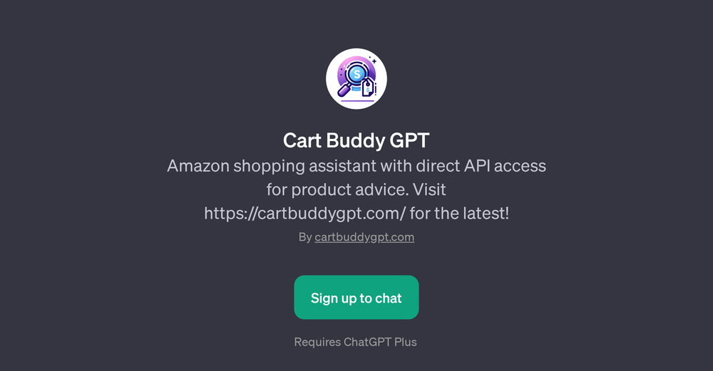 Cart Buddy GPT website