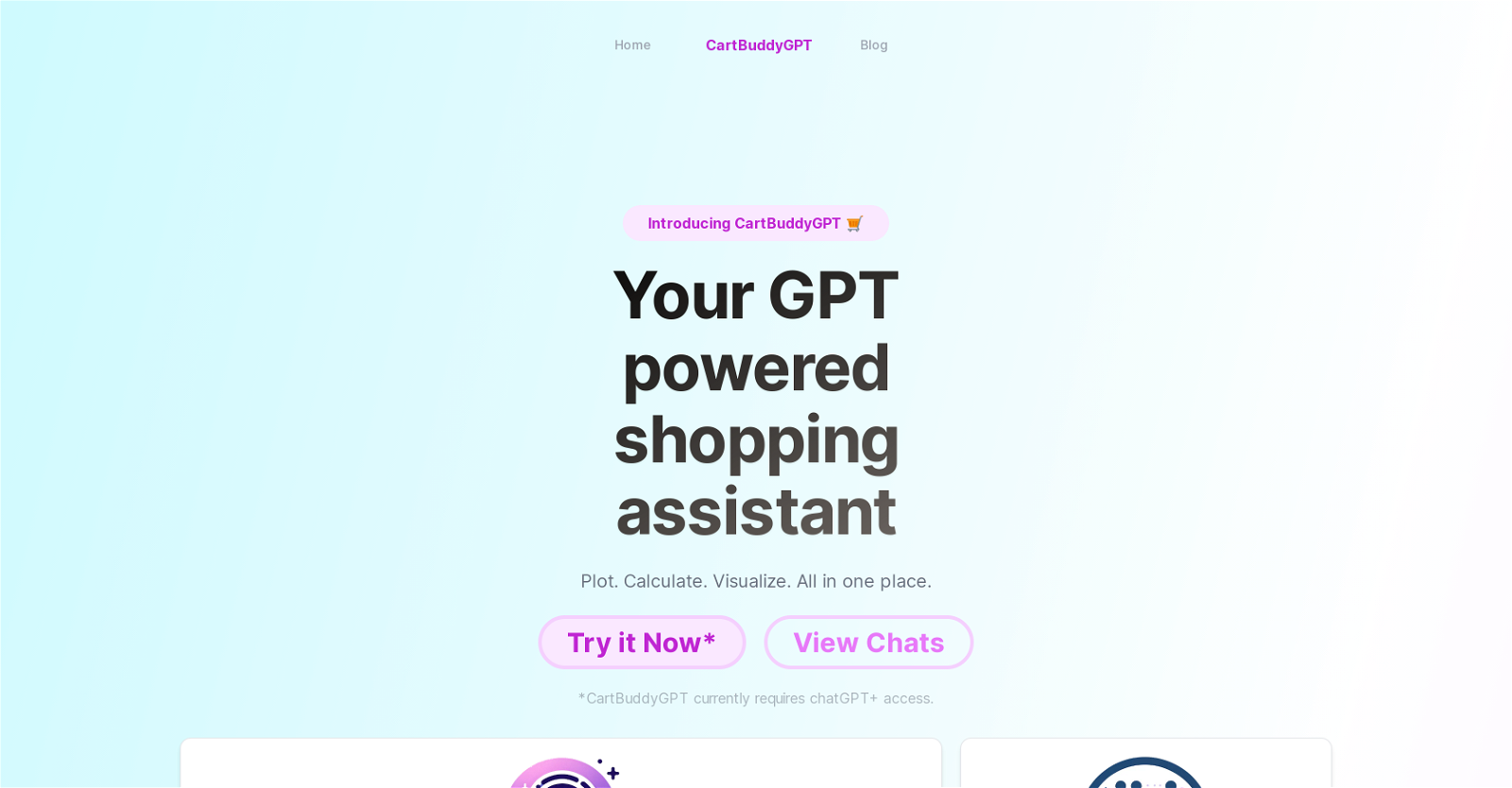 CartBuddyGPT website