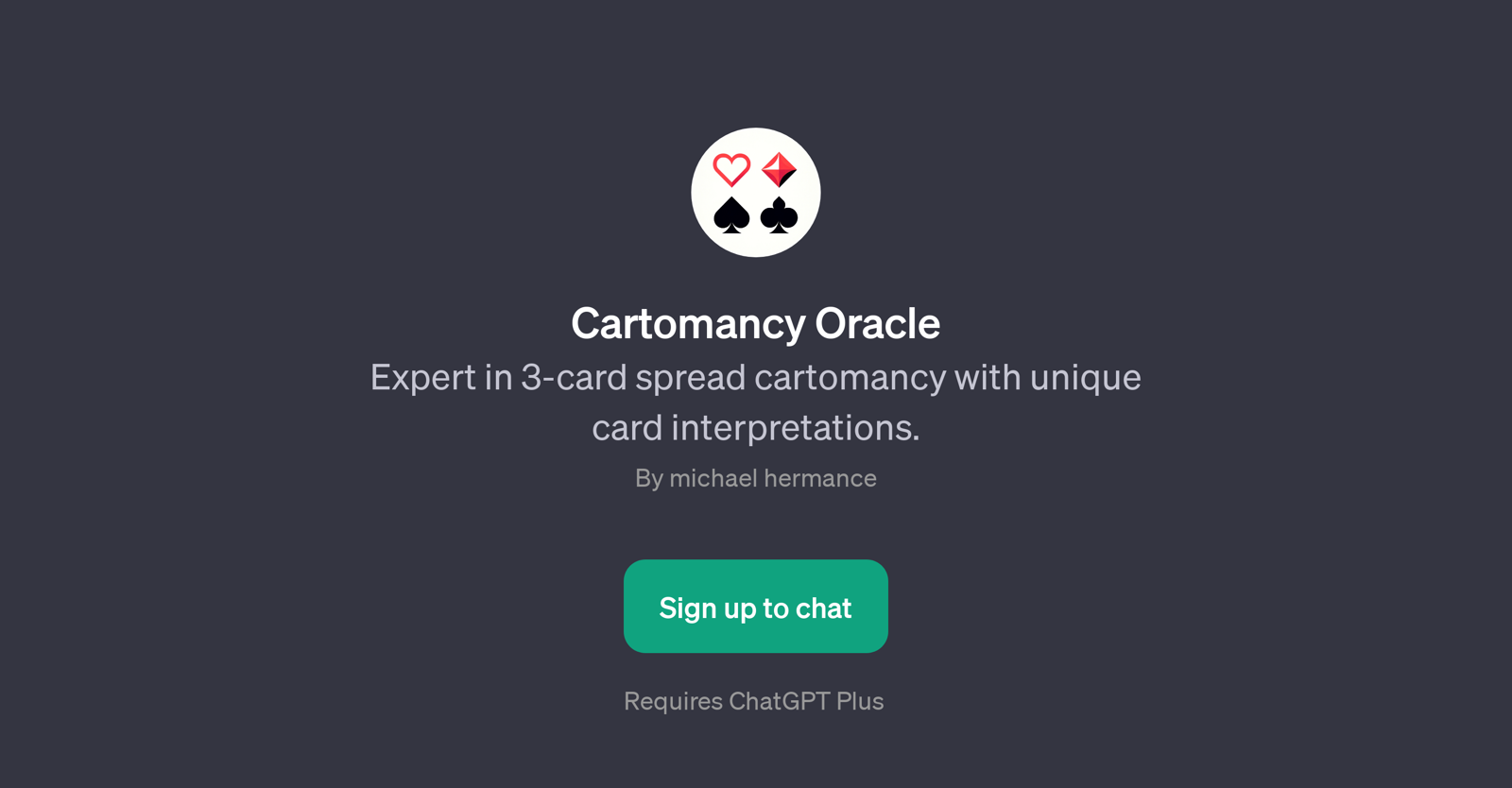 Cartomancy Oracle website