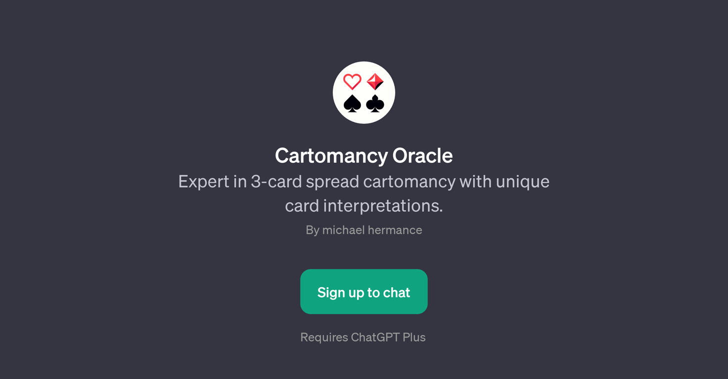 Cartomancy Oracle website