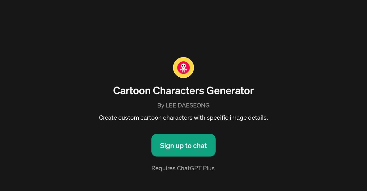 Cartoon Characters Generator website