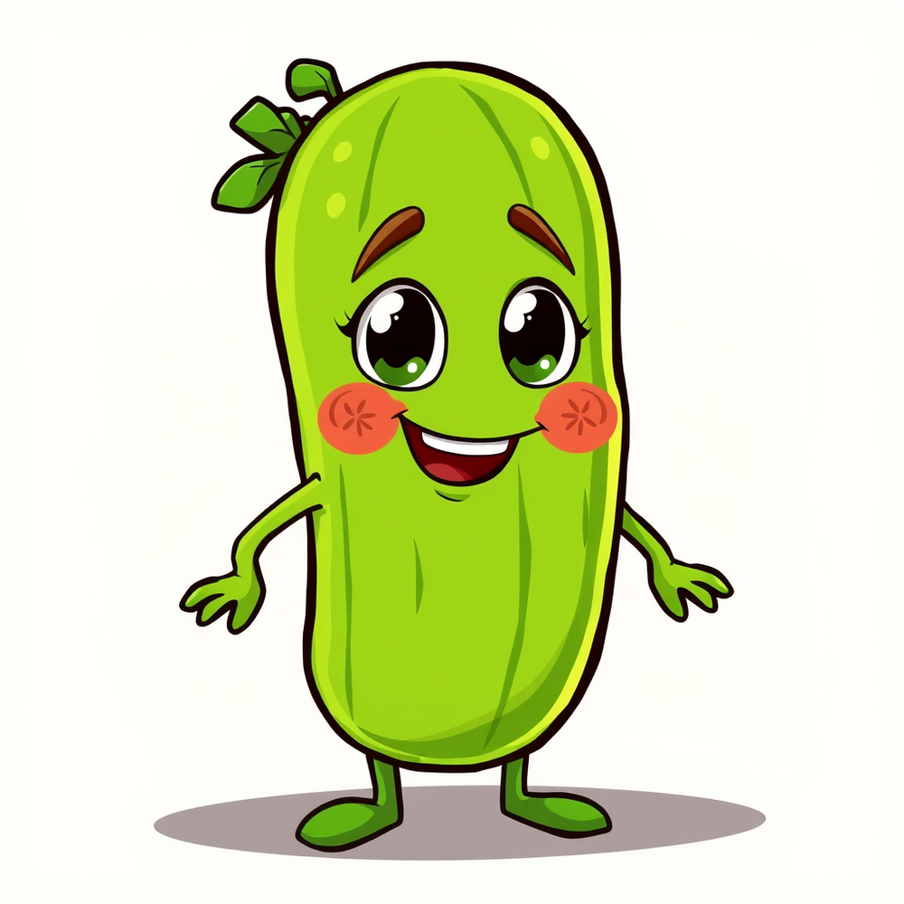 cartoon dill pickle image genorator website