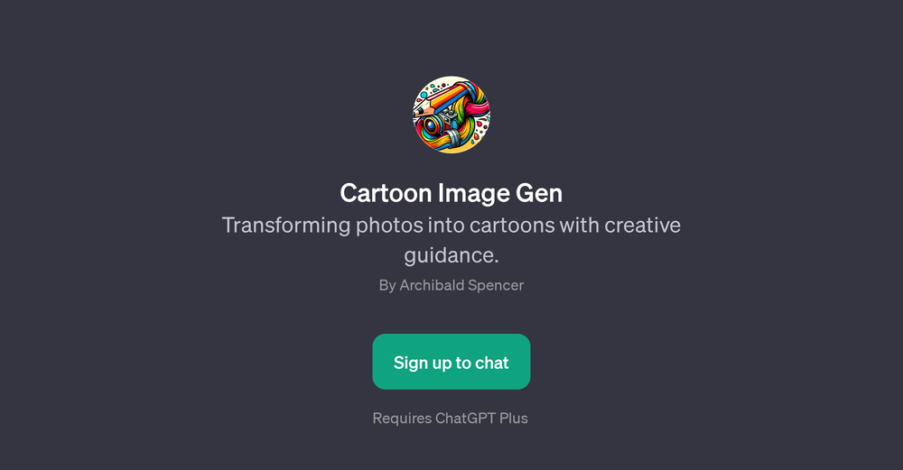 Cartoon Image Gen website