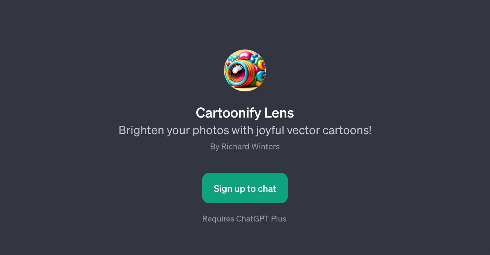 Cartoonify Lens website