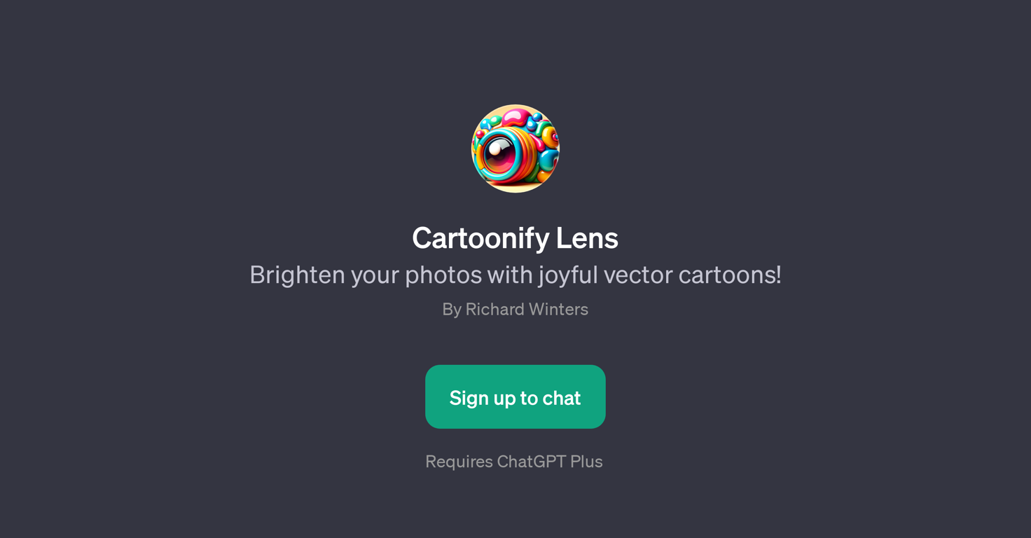 Cartoonify Lens website