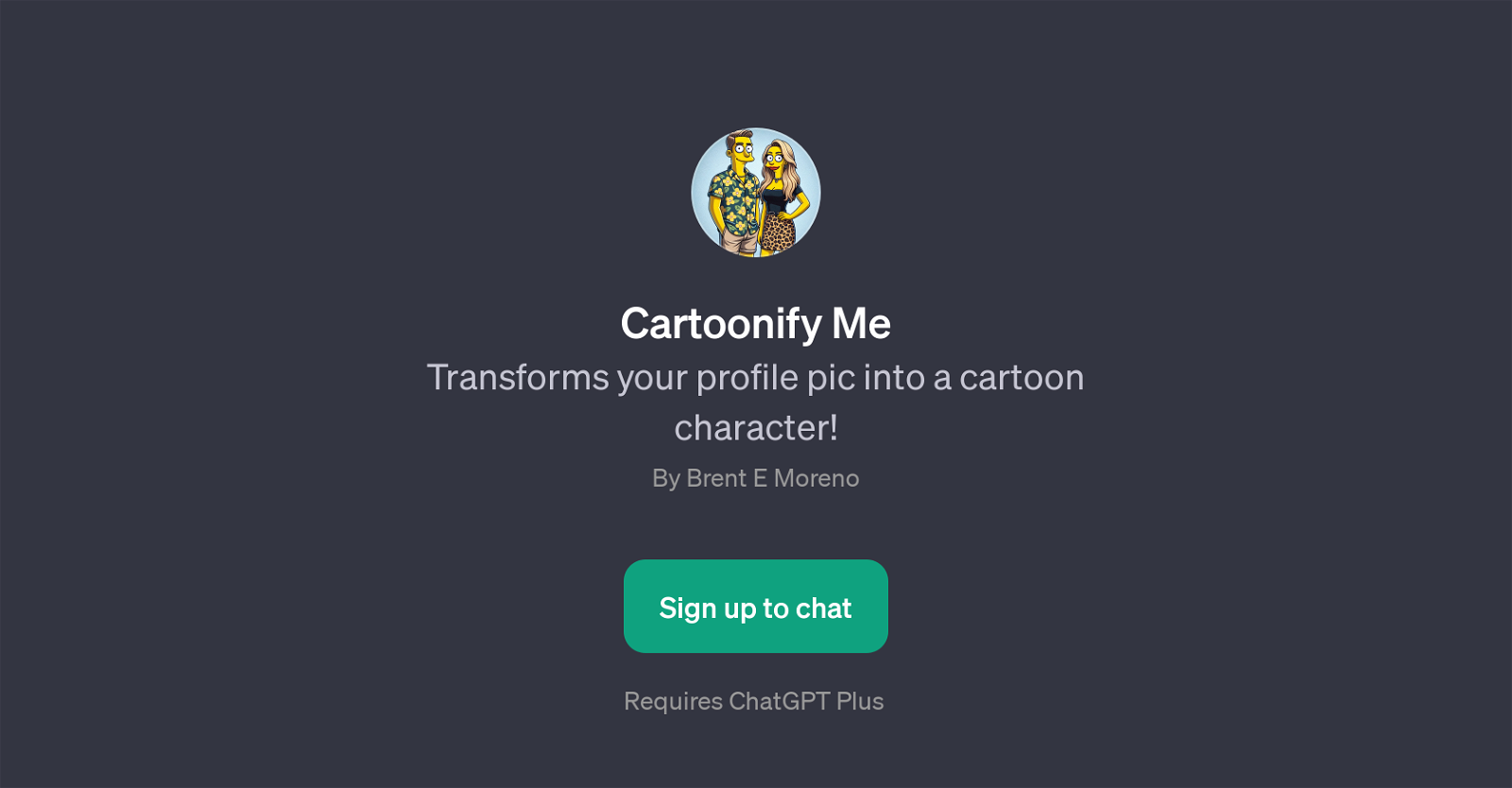 Cartoonify Me website