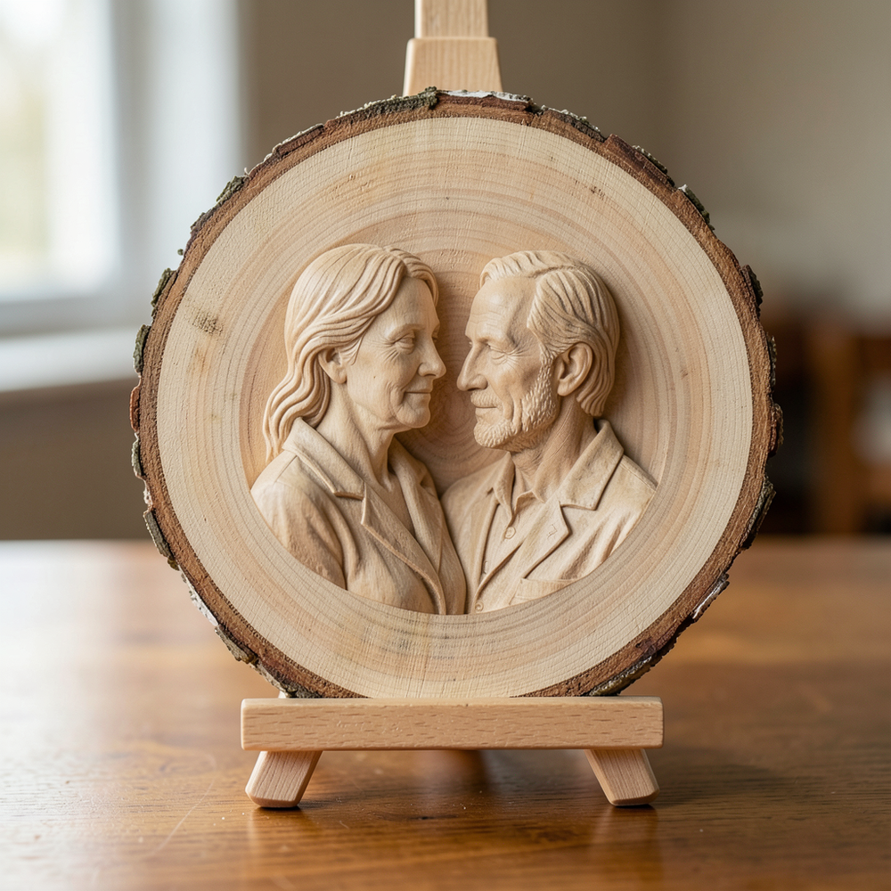 Carved Memory in Birch Light website