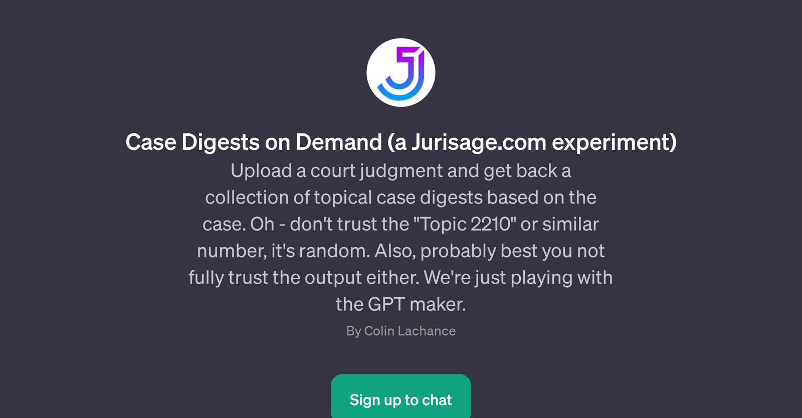 Case Digests on Demand (a Jurisage.com experiment) website