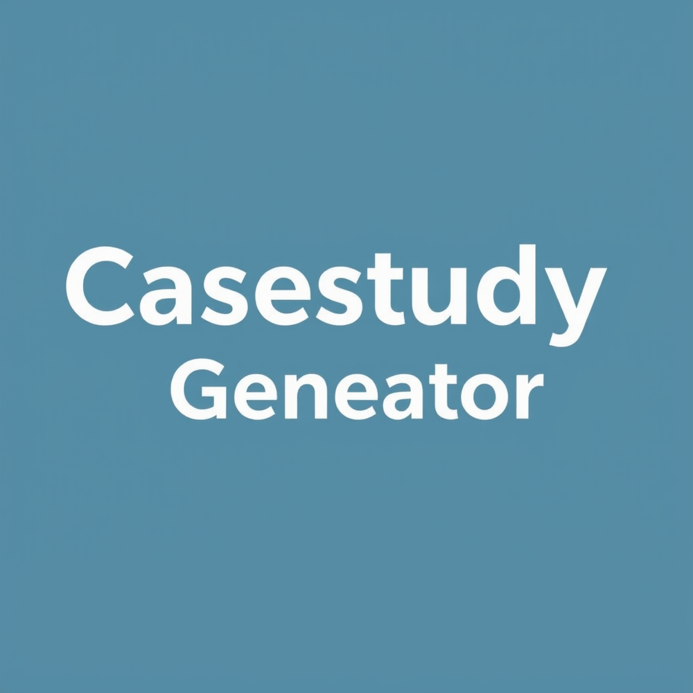 Casestudy Generator website
