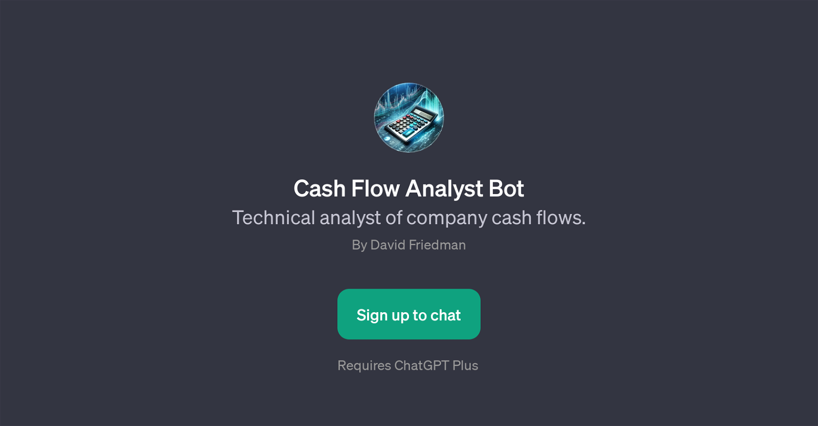 Cash Flow Analyst Bot website