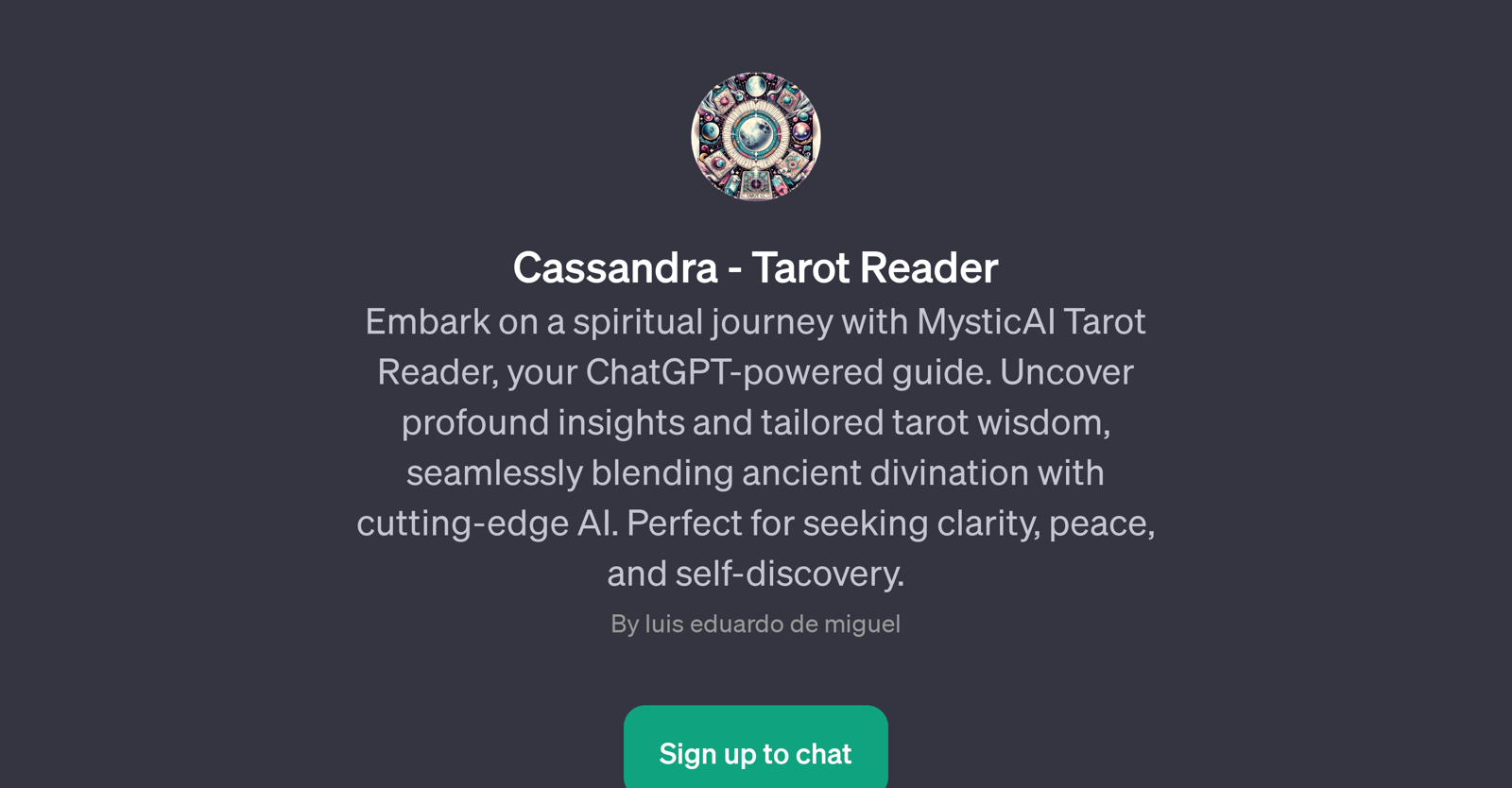 Cassandra - Tarot Reader website