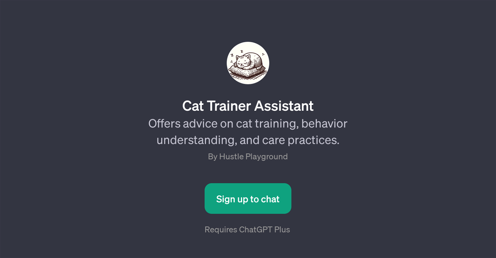 Cat Trainer Assistant website