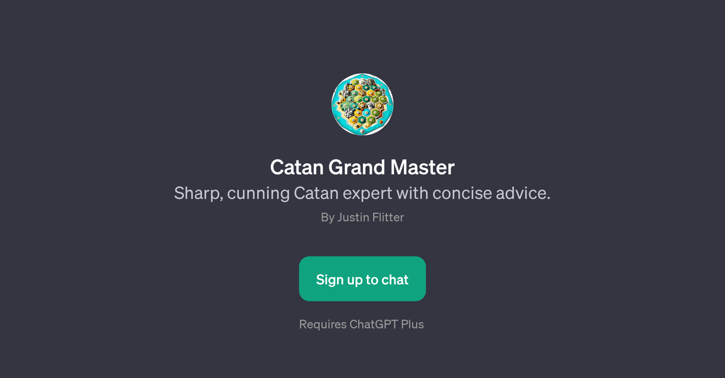 Catan Grand Master website