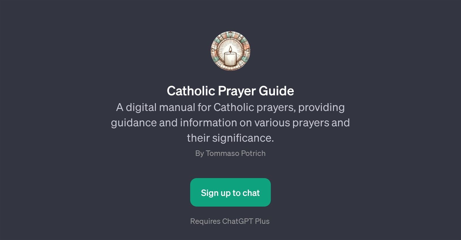 Catholic Prayer Guide website