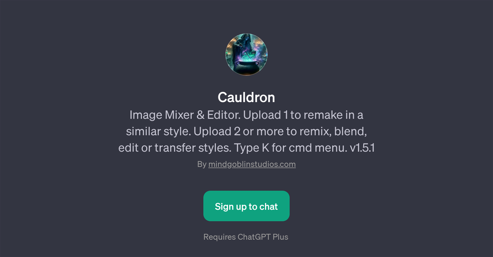 Cauldron website